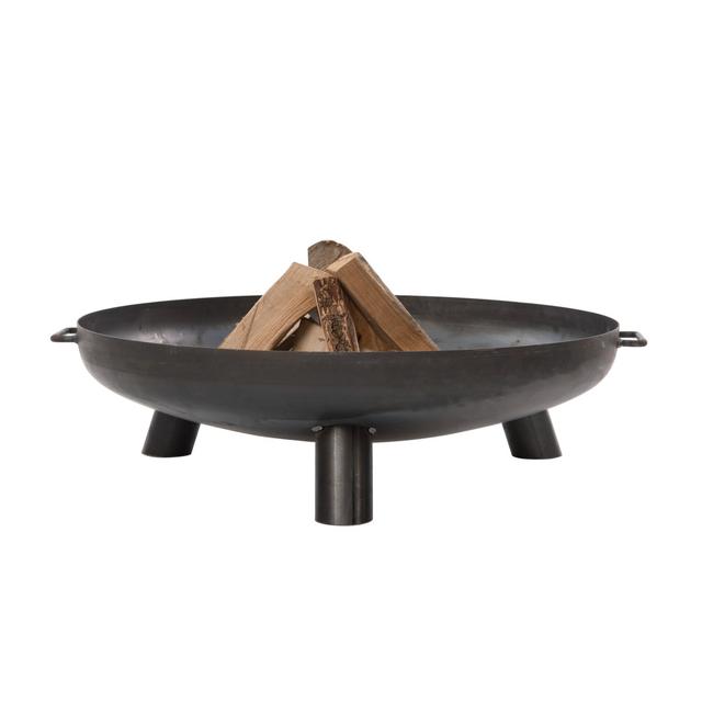 Bogoch Steel Wood Burning Outdoor Fire Pit Dakota Fields Size: 24 cm H x 80 cm W on Productcaster.