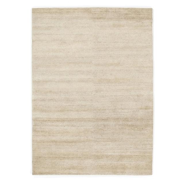 Kyla Handwoven Wool Beige Rug August Grove Rug Size: Runner 70 x 140cm on Productcaster.