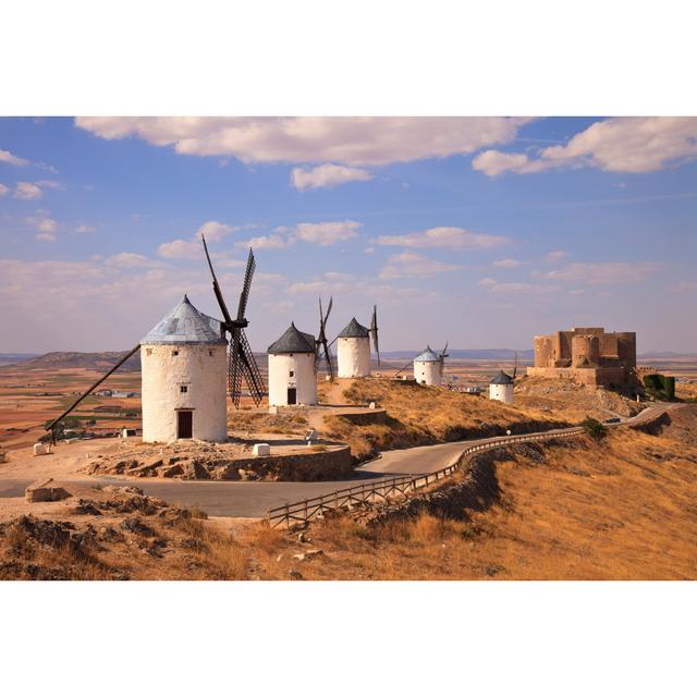 Castle of Consuegra. Spain - Wrapped Canvas Photograph Natur Pur Size: 20cm H x 30cm W x 3.8cm D on Productcaster.