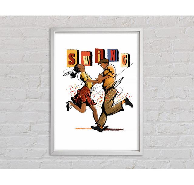 Swing Framed Print Bright Star Size: 59.7cm H x 84.1cm W on Productcaster.