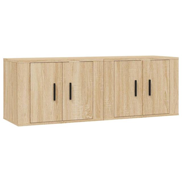 TV-Schrank Hyeon für TVs bis zu 49" (Set of 2) Alpen Home Farbe: Sonoma-Eiche on Productcaster.