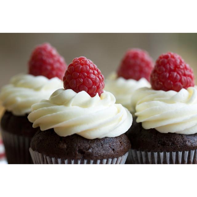 Chocolate Cupcakes by Ruthblack - Wrapped Canvas Photograph 17 Stories Size: 81cm H x 122cm W on Productcaster.