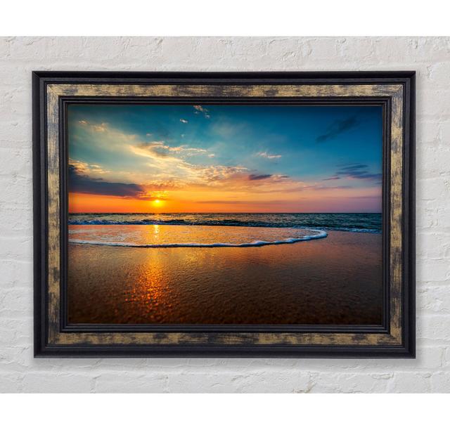 Sunset Movement Framed Print Highland Dunes Size: 29.7cm H x 42cm W x 8cm D on Productcaster.