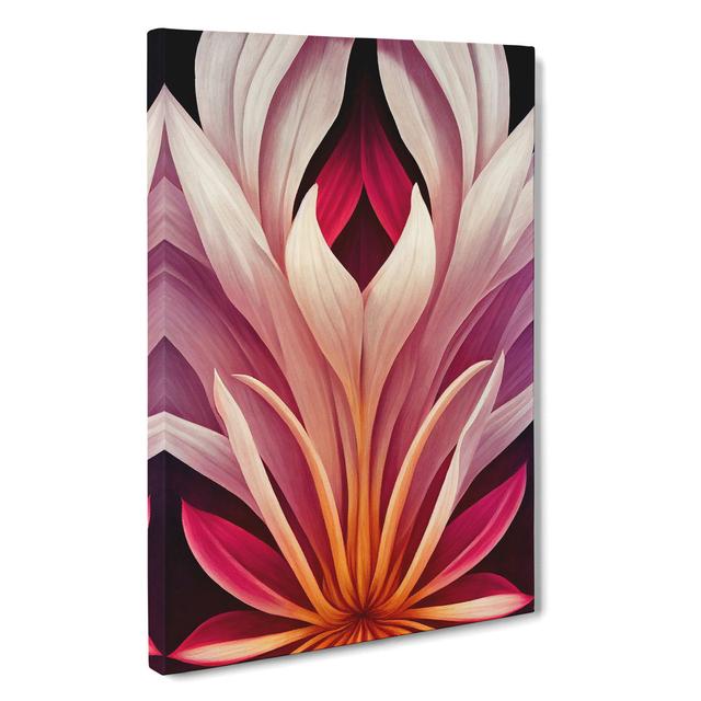 The Inquisitive Flower - Wrapped Canvas Graphic Art ClassicLiving Size: 60cm H x 40cm W x 3cm D on Productcaster.