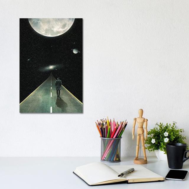 Road To Unknown - Print Ebern Designs Format: Wrapped Canvas, Size: 30.48cm H x 20.32cm W x 1.91cm D on Productcaster.