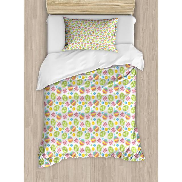 Brenette Geometric Shapes [EU ONLY] Duvet Cover Set with Pillowcases 17 Stories Size: Single - 1 Standard Pillowcase on Productcaster.