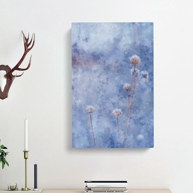 View Of The Wild Flowers - Wrapped Canvas Painting East Urban Home Size: 60cm H x 40cm W x 4cm D on Productcaster.