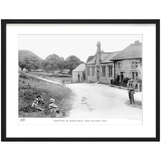 'Newton in Bowland, the Village 1921' - Picture Frame Photograph Print on Paper The Francis Frith Collection Size: 60cm H x 80cm W x 2.3cm D on Productcaster.