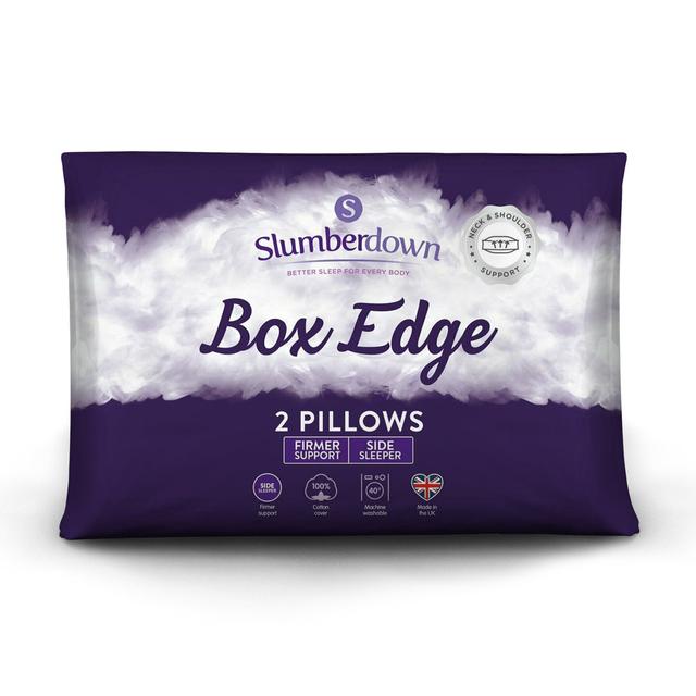 Slumberdown Box Edge Cotton Cover Pillow Slumberdown on Productcaster.