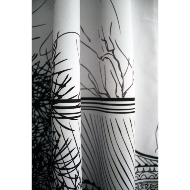 Slot Top Blackout Curtains (Set of 2) Bikes Bazaar Panel Size: 148 W x 200 D cm on Productcaster.