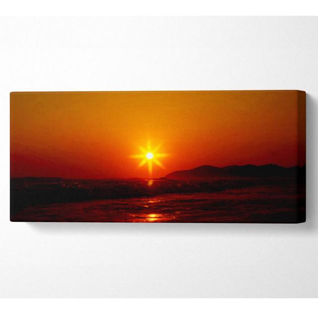 Sunstar - Drucken Haus am Meer Größe: 40,6 cm H x 101,6 cm B x 10 cm T on Productcaster.