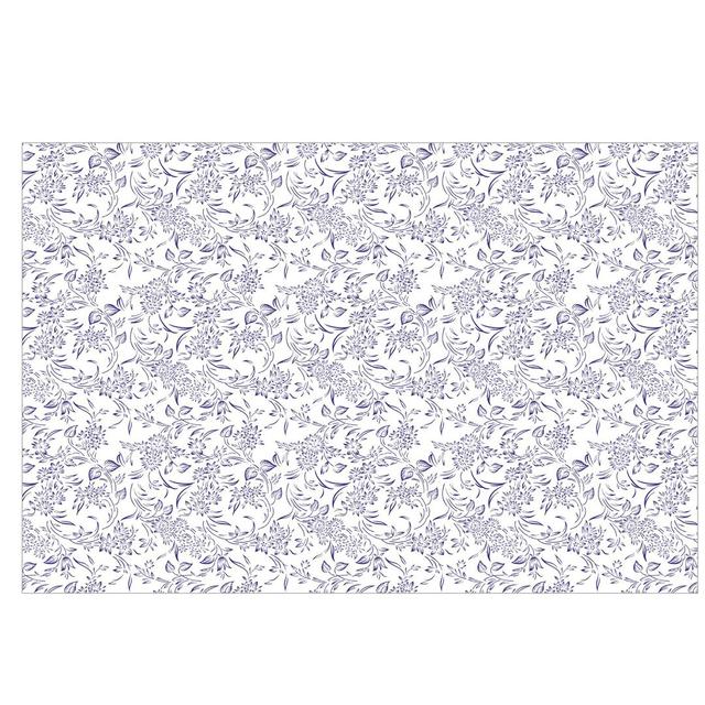 Floral Semi-Gloss Wallpaper East Urban Home Materialqualität: Premium (150g/m²), Size: 3.84m x 255cm on Productcaster.