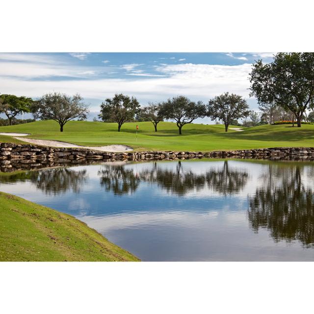 Florida Golf Course by IShootPhotosLLC - No Frame Art Prints on Canvas Alpen Home Size: 20cm H x 30cm W on Productcaster.