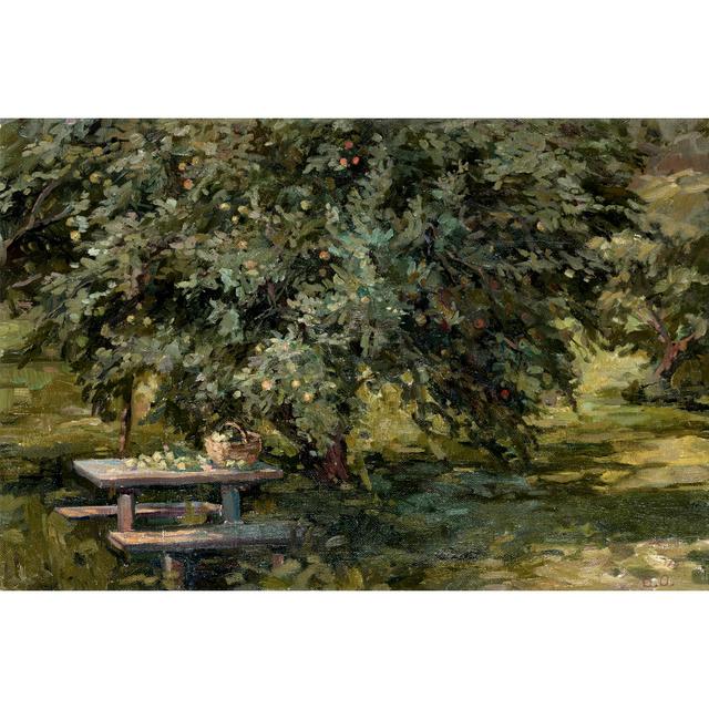 On FAP Under the Apple Tree - Wrapped Canvas Painting August Grove Size: 61cm H x 91cm W on Productcaster.