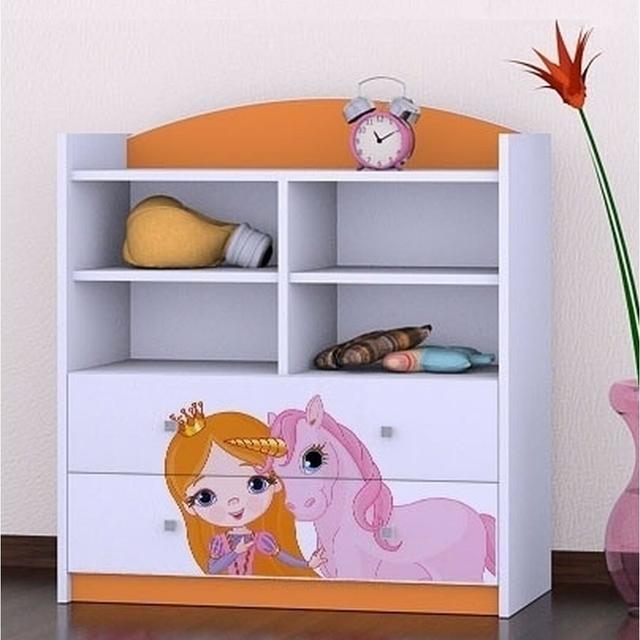 Mariah 96cm H X 86cm W Chip Resistant Kids Cube Isabelle & Max Colour: Orange on Productcaster.