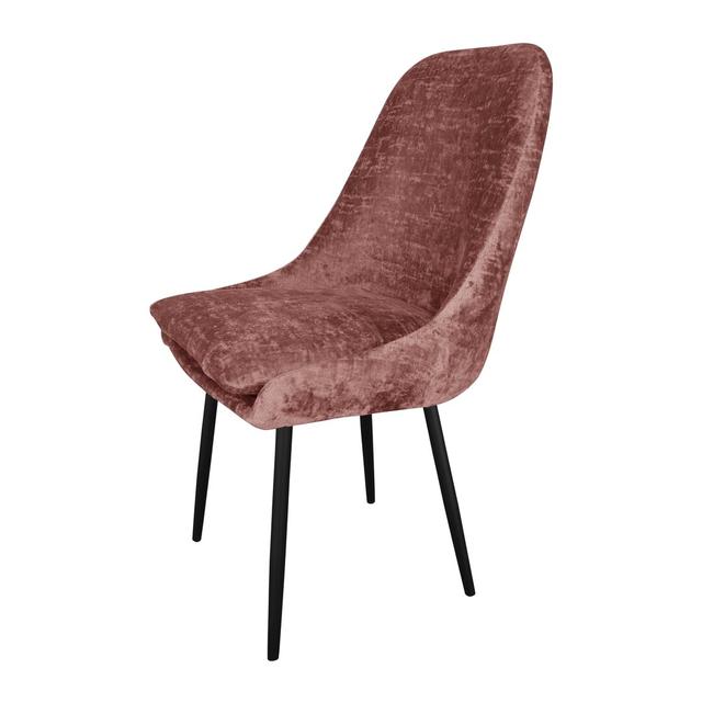 Misty Upholstered Dining Chair Happy Barok Upholstery Colour: Pink on Productcaster.