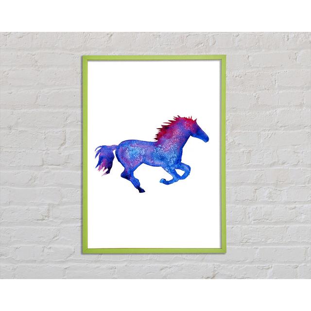 Watercolour Horse - Single Picture Frame Art Prints Latitude Run Size: 84.1cm H x 59.7cm W x 2cm D on Productcaster.