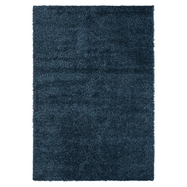 Lush Dark Blue Rug 17 Stories Rug Size: Rectangle 200 x 290cm on Productcaster.