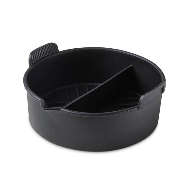 Tower T843094 Round Air Fryer Tray with Divider, Circular Reusable Silicone Liner Accessory Tower on Productcaster.