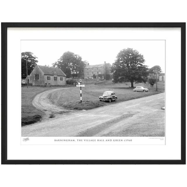 'Barningham, the Village Hall and Green C1960' by Francis Frith - Picture Frame Photograph Print on Paper The Francis Frith Collection Size: 45cm H x on Productcaster.