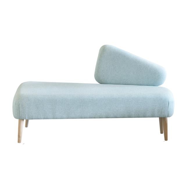 Shetland Upholstered Chaise Lounge MONKEY MACHINE Upholstery Colour: Blue on Productcaster.