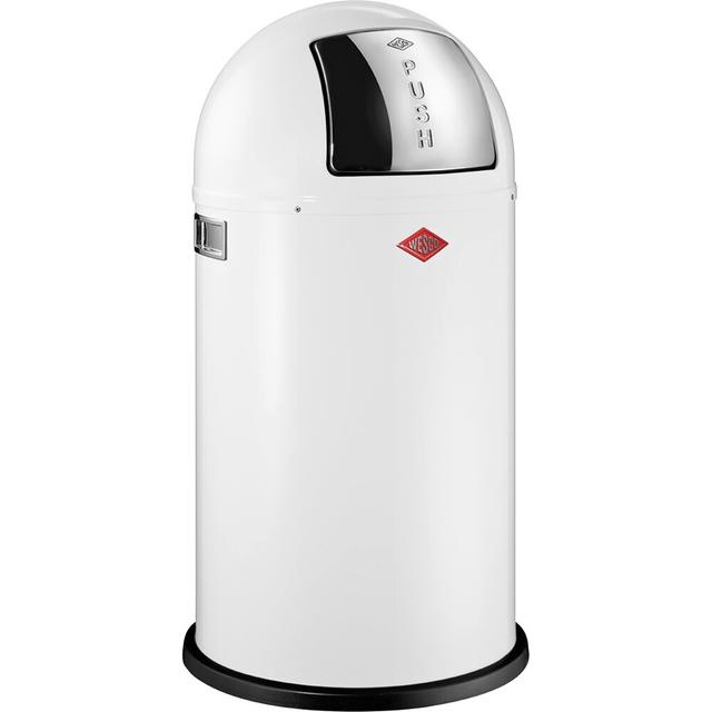 Pushboy 50L Bin Wesco Colour: White on Productcaster.