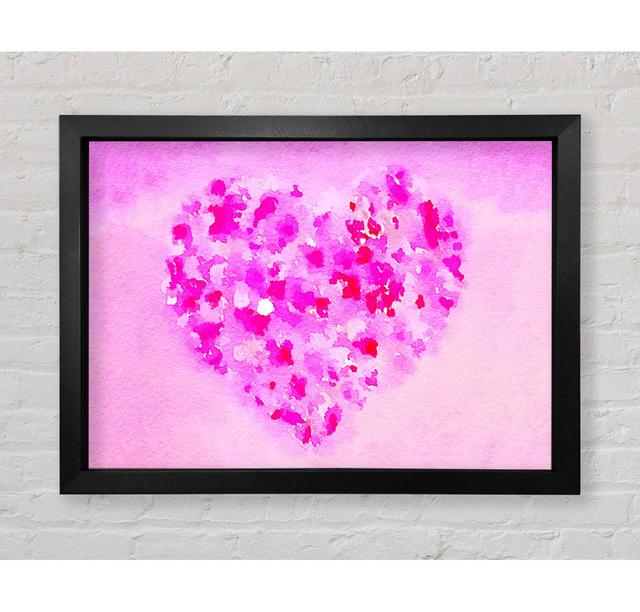 Love Heart Of Petals - Print Bright Star Size: 100cm H x 141.4cm W on Productcaster.