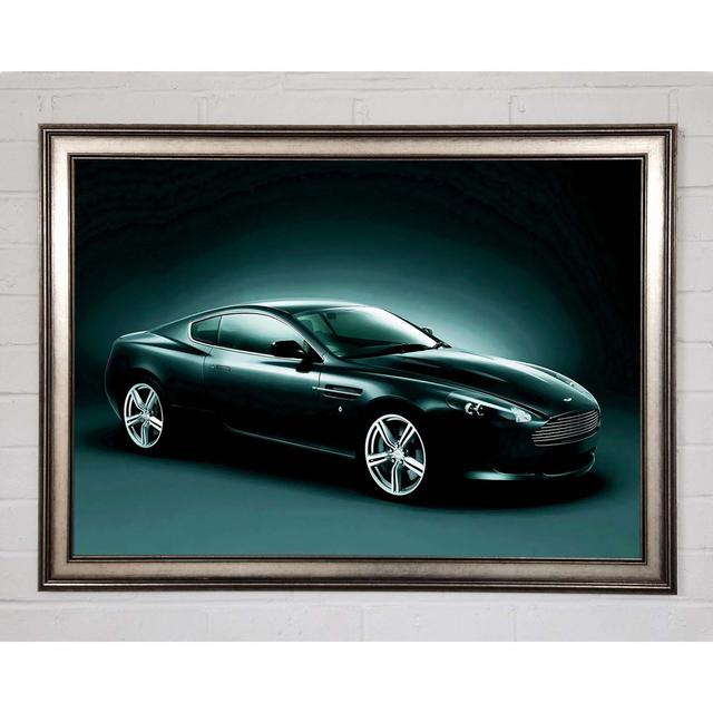 Aston Martin Vantage Side Profile - Print Brayden Studio Size: 84.1cm H x 118.9cm W x 1.5cm D on Productcaster.