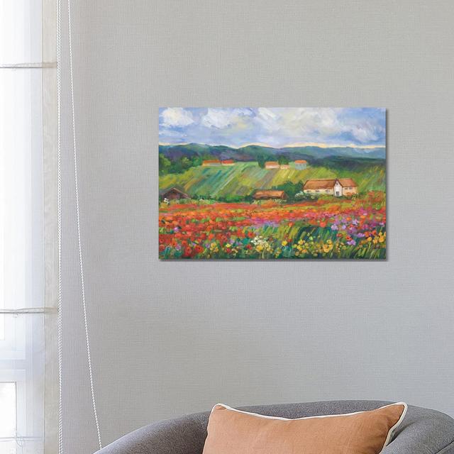 Spring Glory by Alexi Fine - Wrapped Canvas Graphic Art Rosalind Wheeler Size: 45.72cm H x 66.04cm W x 1.905cm D on Productcaster.