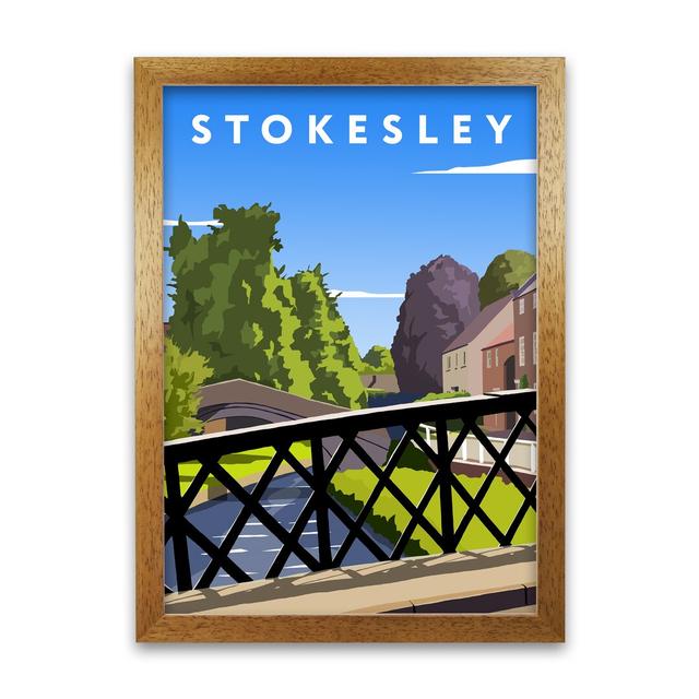 Stokesley Yorkshire by Richard O'Neill - Single Picture Frame Print 17 Stories Frame Options: Brown, Size: 42 cm H x 297 cm W on Productcaster.