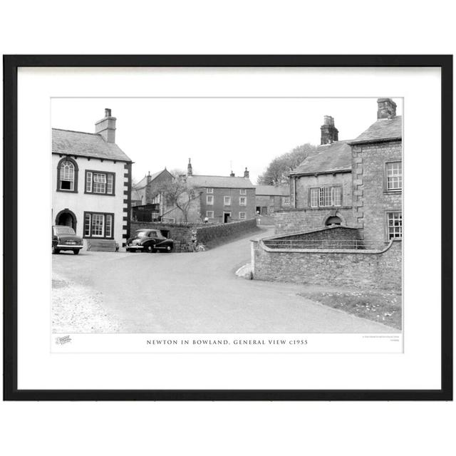 'Newton in Bowland, General View C1955' - Picture Frame Photograph Print on Paper The Francis Frith Collection Size: 60cm H x 80cm W x 2.3cm D on Productcaster.