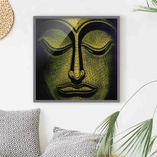 Buddha in Laos - Picture Frame Graphic Art Latitude Vive Frame Option: Grey Framed, Size: 50cm H x 50cm W x 2cm D on Productcaster.