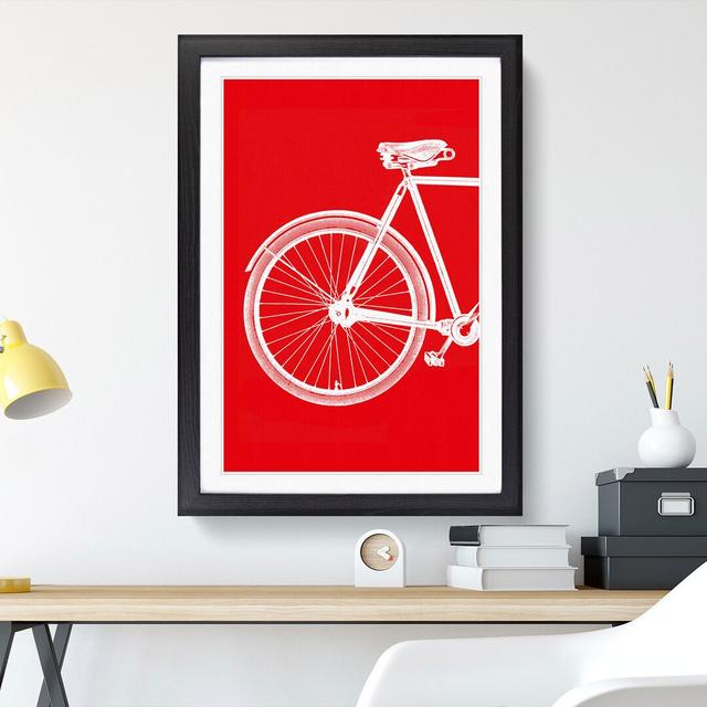 Bicycle No.1 - Picture Frame Graphic Art East Urban Home Frame Option: Black, Size: 36cm H x 27cm W x 2cm D on Productcaster.