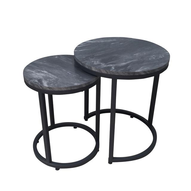 Aryauna Frame Nest Of Tables (Set of 2) Metro Lane on Productcaster.