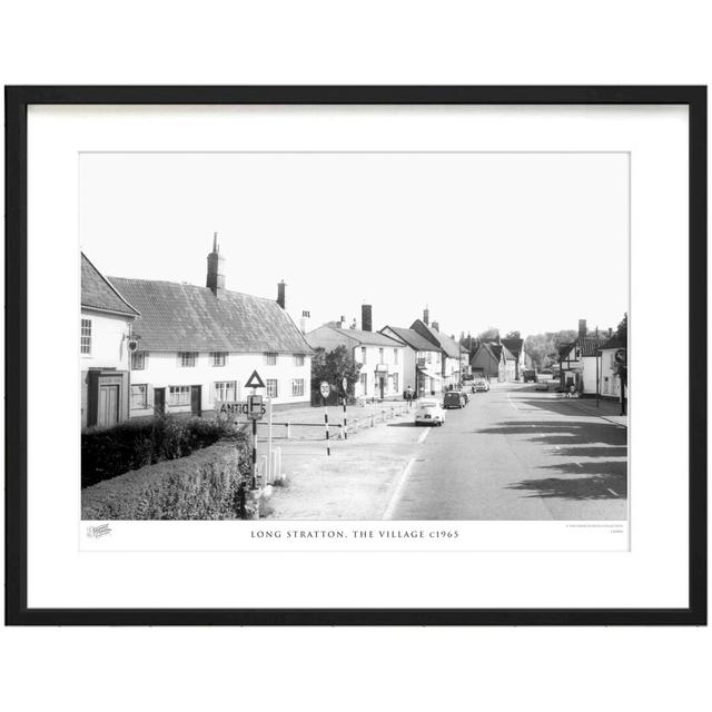 'Long Stratton, the Village C1965' by Francis Frith - Picture Frame Photograph Print on Paper The Francis Frith Collection Size: 40cm H x 50cm W x 2.3 on Productcaster.