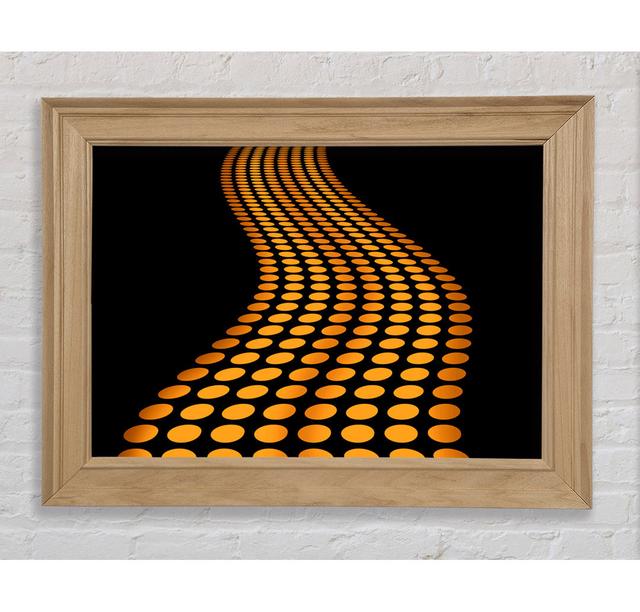 The Orange Road Less Travelled - Einzelne Bilderrahmen Kunstdrucke Bright Star Größe: 59,7 cm H x 84,1 cm B x 8 cm on Productcaster.