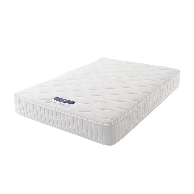 Silentnight Rolled Sprung Essentials Value Open Coil Mattress Silentnight Size: Double (4'6) on Productcaster.