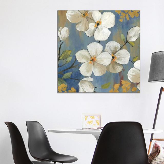 En Flor II by Asia Jensen - Wrapped Canvas Painting ClassicLiving Size: 93.98cm H x 93.98cm W x 3.81cm D on Productcaster.