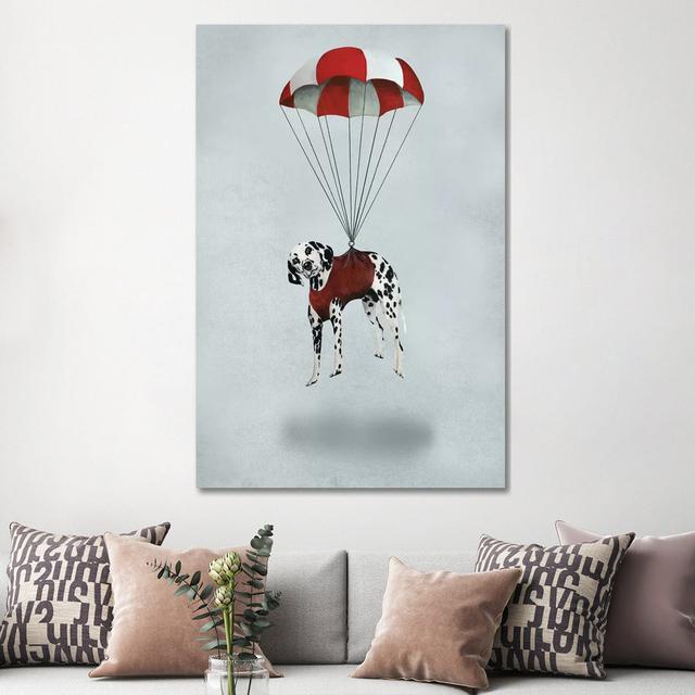 Dalmatian Parachute by Coco De Paris - Gallery-Wrapped Canvas Giclée on Canvas Lark Manor Format: Canvas, Size: 152.4cm H x 101.6cm W x 3.81cm D on Productcaster.