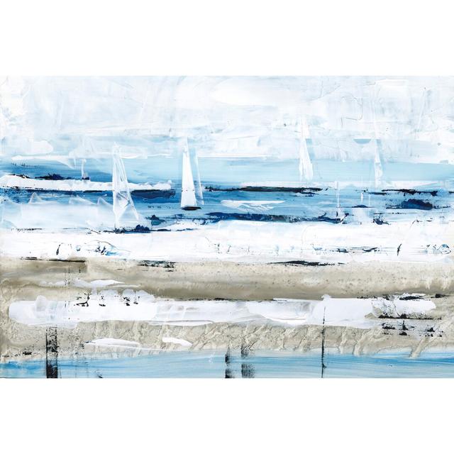 Sea Gaze I by Ethan Harper - Wrapped Canvas Painting Longshore Tides Size: 20cm H x 30cm W on Productcaster.