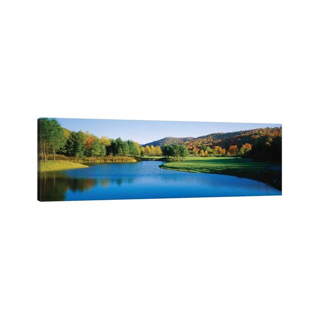 Lake On A Golf Course, The Raven Golf Club, Showshoe, West Virginia, USA by Panoramic Images - Wrapped Canvas Panoramic Gallery-Wrapped Canvas Giclée on Productcaster.