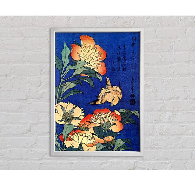 Hokusai Flowers - Single Picture Frame Art Prints on Canvas Bright Star Size: 141.4cm H x 100cm W on Productcaster.