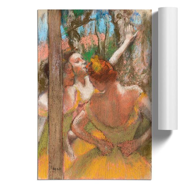 Ballet Ballerina Dancers by Edgar Degas - Unframed Painting East Urban Home Size: 42cm H x 30cm W x 0.1cm D on Productcaster.