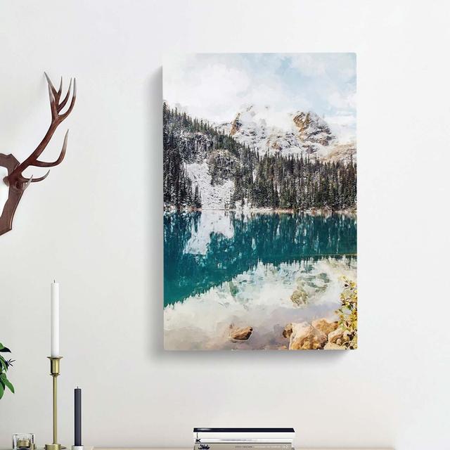 Mount Currie In Canada - Wrapped Canvas Print East Urban Home Size: 91cm H x 60cm W x 3cm D on Productcaster.