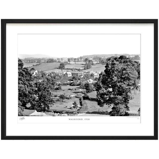 'Washford, 1930' - Picture Frame Photograph Print on Paper The Francis Frith Collection Size: 45cm H x 60cm W x 2.3cm D on Productcaster.