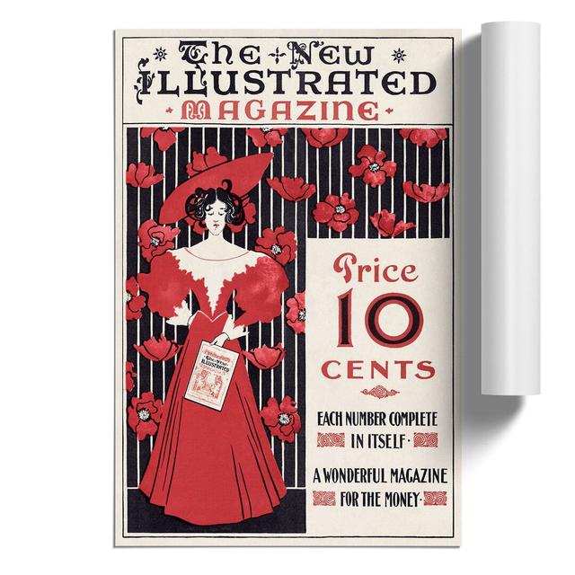 The New Illustrated Magazine by Ethel Reed - Unframed Advertisement East Urban Home Size: 30cm H x 21cm W x 0.1cm D on Productcaster.