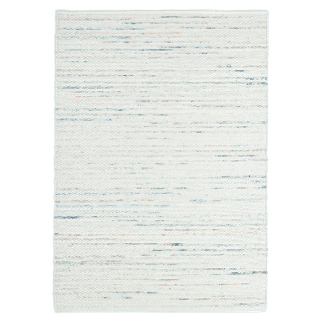 Hand Loomed Ivory/Blue Rug Theko Rug Size: Runner 70 x 140cm on Productcaster.