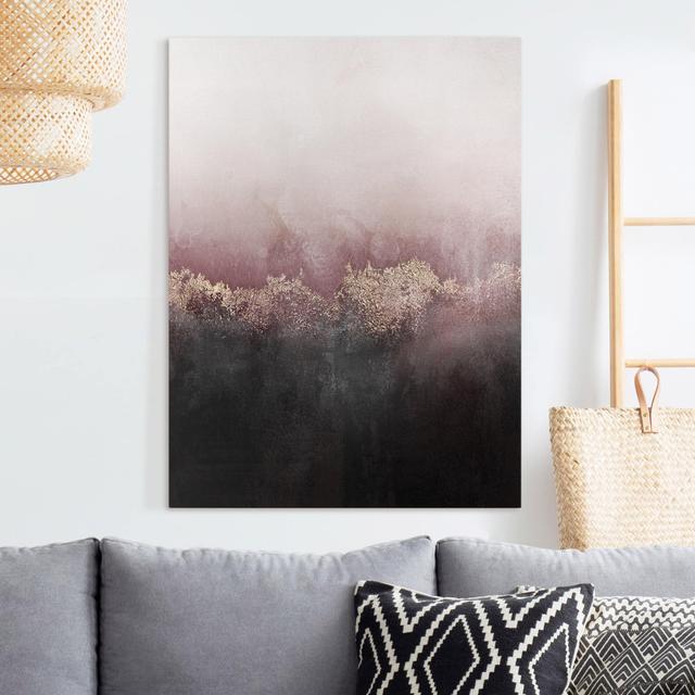 Leinwandbild Golden Twilight Pink Williston Forge Format: 260g/qm Canvas, Größe: 120 cm H x 90 cm B on Productcaster.