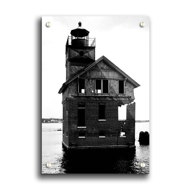 Cedar Point Lighthouse Maryland - Unframed Photograph Print on Paper East Urban Home Size: 118.9cm H x 84.1cm W on Productcaster.