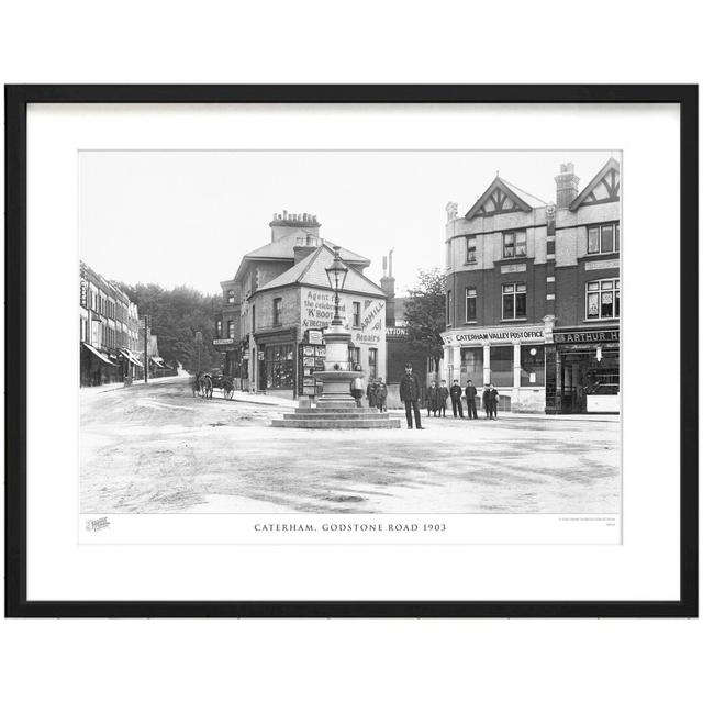 'Caterham, Godstone Road 1903' by Francis Frith - Picture Frame Photograph Print on Paper The Francis Frith Collection Size: 28cm H x 36cm W x 2.3cm D on Productcaster.